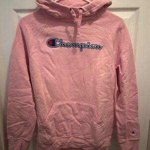 Champion Light Pink Athletic Hoodie